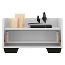 Ver imagem 5 de Gabinete Armário Banheiro 60cm Multimóveis V3625 Branco/Preto