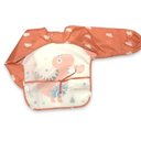 Ver imagem 6 de Babador Impermeável Manga Longa BlW Curta Kit 2Unds Dino Baby babador blw, babador avental, babador