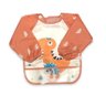 Babador Impermeável Manga Longa BlW Curta Kit 2Unds Dino Baby babador blw, babador avental, babador  - 8