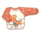 Ver imagem 7 de Babador Impermeável Manga Longa BlW Curta Kit 2Unds Dino Baby babador blw, babador avental, babador