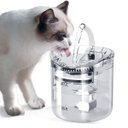 Ver imagem 1 de Fonte Agua Bebedouro Gato Cachorro Pet 2 Litros Usb Silencioso Reservatorio Grande Transparente Filt