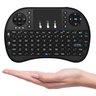 Mini Teclado Mouse Touchpad Wireless Wifi I8 Tv Box Usb Pc Ps3 Xbox Preto - 1