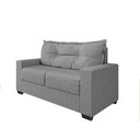 Ver imagem 2 de Estofado Sofá Turquia Suede 3 e 2 Lugares - Cinza