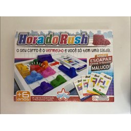 Hora do Rush Jogo de Concentração e Raciocínio Lógico Carrinhos Coloridos Tabuleiro Infantil - 4