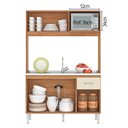 Ver imagem 4 de Cozinha Compacta 100% em Mdf Sarah Ii