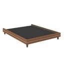 Ver imagem 1 de Cama Tradicional King Size Dunas Estofado Caramelo 193cm