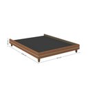 Ver imagem 2 de Cama Tradicional King Size Dunas Estofado Caramelo 193cm