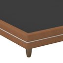 Ver imagem 4 de Cama Tradicional King Size Dunas Estofado Caramelo 193cm