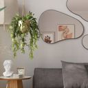 Ver imagem 1 de Espelho Decorativo 79cm Orgânico Dalla Costa Preto/Fosco