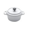 Mini Caçarola Porcelana Black Lid Branca 13cm 10cm 8cm Wolff - 2