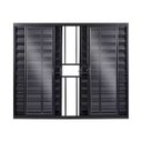 Ver imagem 1 de Janela Veneziana de Alumínio Abertura Central 6 Folhas com Grade 100x120cm Preto Allo Esquadrias