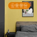 Ver imagem 3 de Papel de Parede Adesivo Lavavel Texturizado Casca Amarelo