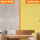 Ver imagem 2 de Papel de Parede Adesivo Lavavel Texturizado Casca Amarelo