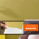 Ver imagem 4 de Papel de Parede Adesivo Lavavel Texturizado Casca Amarelo