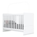 Ver imagem 6 de Berço Nacional e Guarda Roupa Infantil Labirinto Branco Brilho - Henn