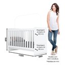 Ver imagem 5 de Berço Nacional e Guarda Roupa Infantil Labirinto Branco Brilho - Henn