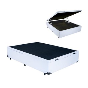 Base Box Baú Casal Corino Branco (47x138x188)