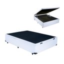 Ver imagem 1 de Base Box Baú Casal Corino Branco (47x138x188)