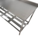 Ver imagem 5 de Mesa Aço Inox Profissional 150x60x90 cm com Espelho Nortinox