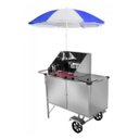 Ver imagem 1 de Carrinho de Tapioca Inox com Guarda Sol Rodas Maciças Cefaz