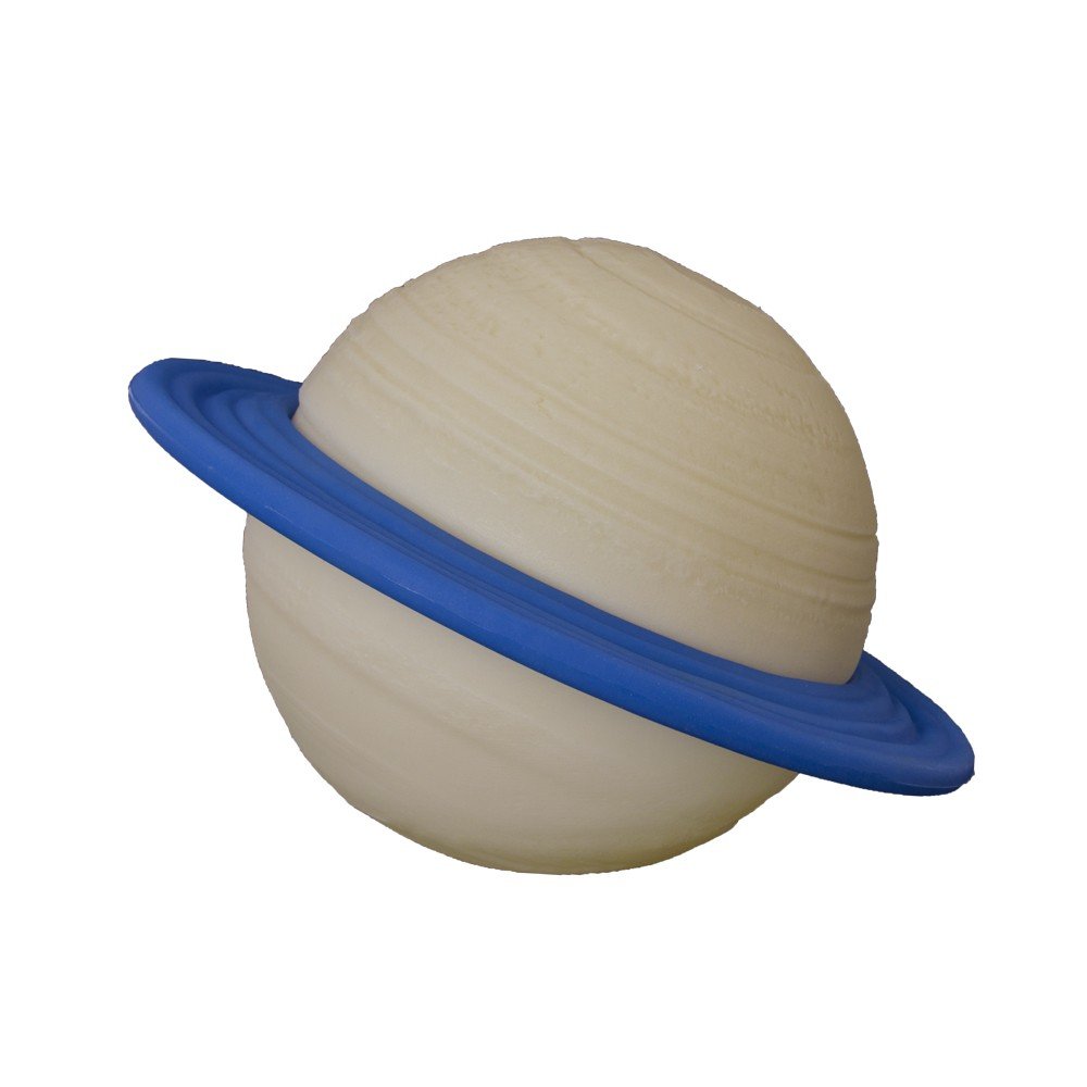 Luminária Abajur de Mesa Saturno Azul Usare