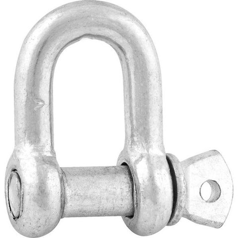 Manilha P/ Cabo de Aço 1/4" Reta Pesado Galvanizado Vonder