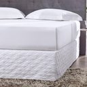 Ver imagem 1 de Saia Box Altenburg Queen Easy Fit - Branco