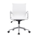 Ver imagem 3 de Kit 2 Cadeiras de Escritório Diretor Eames em Couro - Branco