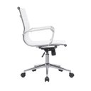 Ver imagem 4 de Kit 2 Cadeiras de Escritório Diretor Eames em Couro - Branco