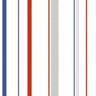 Papel de Parede Listrado Vermelho, Cinza e Azul + Cola 96614 - 2