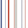 Papel de Parede Listrado Vermelho, Cinza e Azul + Cola 96614 - 1