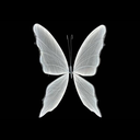 Ver imagem 1 de Borboleta Natalina LED Metal Glitter Branco Frio 220V 62cm