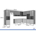 Ver imagem 3 de Cozinha Completa 10 Peças Divina C118 Cinamomo/Off White MGM