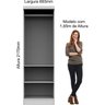 Guarda Roupa Modulado 2 Portas Infinity  - 3