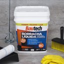 Ver imagem 3 de Borracha Líquida Branca para Interior e Exterior 20 Kilos - 23426 - Bautech Bautech Borracha Liquida