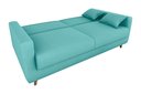 Ver imagem 4 de Sofá Cama Emilia Veludo Verde Menta E437 - Matrix