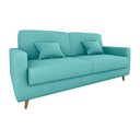 Ver imagem 2 de Sofá Cama Emilia Veludo Verde Menta E437 - Matrix