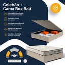 Ver imagem 7 de Cama Box Baú Casal com Colchão de Espuma D45 Double Comfort 138x188x62cm