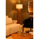 Ver imagem 1 de Luminária Coluna de Chão Ripada Premium Cedro Cru