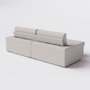 Ver imagem 7 de Sofá Montreal Retrátil e Reclinável 2,40m em Linho Off White - Home Mobily