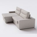 Ver imagem 5 de Sofá Montreal Retrátil e Reclinável 2,40m em Linho Off White - Home Mobily