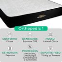 Ver imagem 2 de Cama Box Baú King e Colchão Orthopedic D33 V-store Cinza