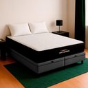 Ver imagem 1 de Cama Box Baú King e Colchão Orthopedic D33 V-store Cinza