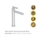 Ver imagem 2 de Misturador Monocomando Bica Alta Beta 2885.c109 Cromado Deca