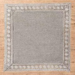Guardanapo Avulso Quadrado 45x45cm 1635 - Rafimex Cinza - 1
