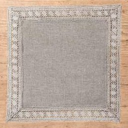 Guardanapo Avulso Quadrado 45x45cm 1635 - Rafimex Cinza - 3