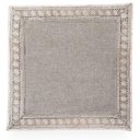 Ver imagem 2 de Guardanapo Avulso Quadrado 45x45cm 1635 - Rafimex Cinza