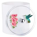 Ver imagem 4 de Assento Sanitário Sabatini e Lixeira Decoradas Preto