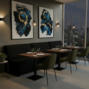Ver imagem 2 de Sofá Booth Roma 1,20m Restaurante Lanchonete:preto