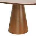 Ver imagem 2 de Mesa de Jantar Cone 6 Lugares Triangular MDF 156cm Amêndoa Decorise